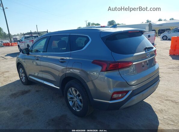 5NMS3CAD6KH062752 2019 HYUNDAI SANTA FE Gray Tył lewy