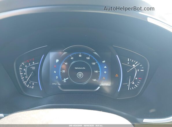 5NMS3CAD6KH062752 2019 HYUNDAI SANTA FE Gray Widok tylnych siedzeń