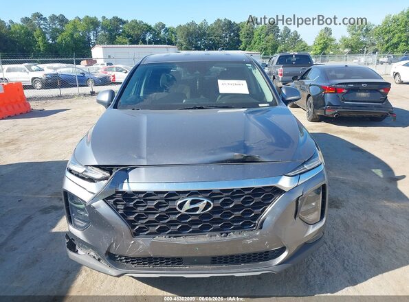 5NMS3CAD6KH062752 2019 HYUNDAI SANTA FE Gray Widok zestawu wskaźników