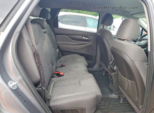 5NMS3CAD6KH122559 2019 HYUNDAI SANTA Silver Widok wnętrza z tyłu