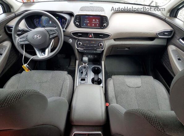 5NMS3CAD6KH122559 2019 HYUNDAI SANTA Silver Widok deski rozdzielczej