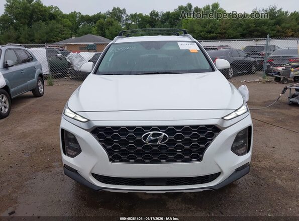 5NMS3CAD6LH197179 2020 HYUNDAI SANTA FE Белый Вид задней части салона