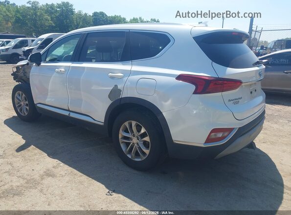 5NMS3CAD7KH074537 2019 HYUNDAI SANTA FE White Tył lewy