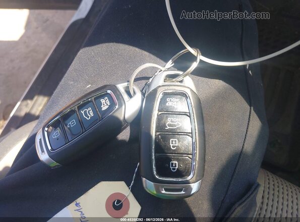5NMS3CAD7KH074537 2019 HYUNDAI SANTA FE White Widok deski rozdzielczej