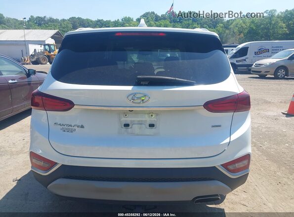 5NMS3CAD7KH074537 2019 HYUNDAI SANTA FE White 