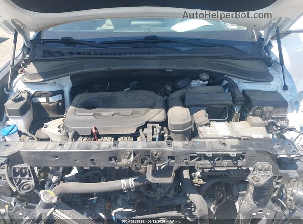 5NMS3CAD7KH074537 2019 HYUNDAI SANTA FE White Widok z tyłu