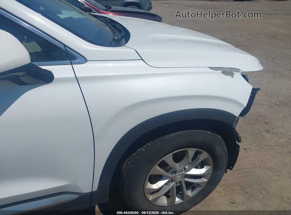 5NMS3CAD7KH074537 2019 HYUNDAI SANTA FE White 