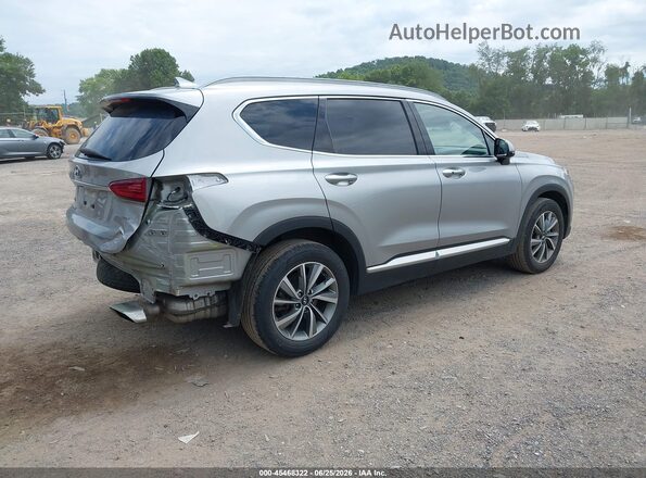 5NMS3CAD7LH208593 2020 HYUNDAI SANTA FE Silver უკანა მარჯვენა