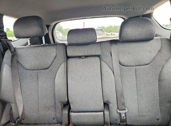 5NMS3CAD8KH089435 2019 HYUNDAI SANTA Black უკანა სავარძლების ხედი