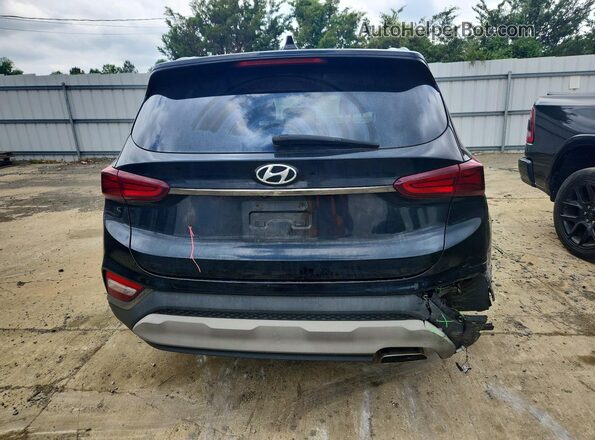 5NMS3CAD8KH089435 2019 HYUNDAI SANTA Black უკანა ხედი