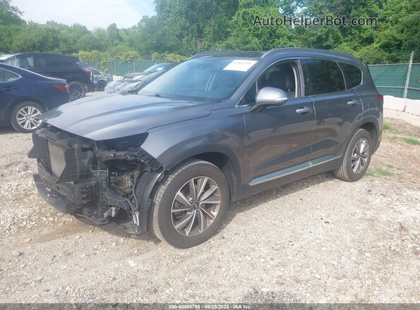 5NMS3CAD8LH152342 2020 HYUNDAI SANTA FE Gray Vista tres cuartos delantera izquierda
