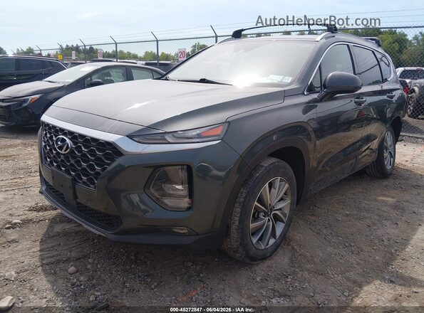 5NMS3CAD8LH155998 2020 HYUNDAI SANTA FE Gray Vista tres cuartos delantera izquierda