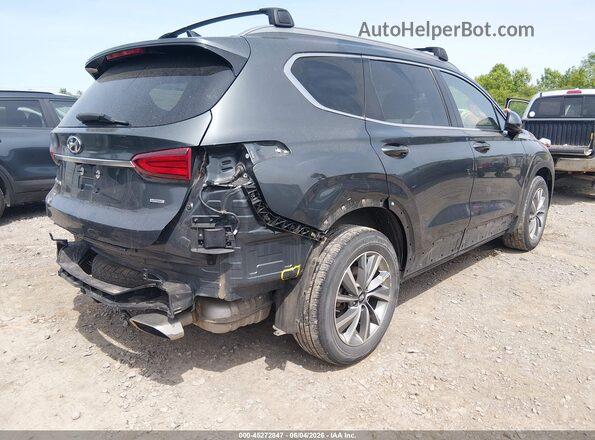5NMS3CAD8LH155998 2020 HYUNDAI SANTA FE Gray Trasero derecho