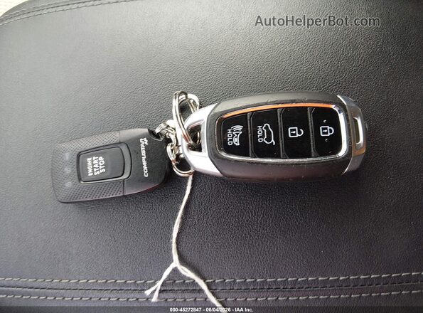5NMS3CAD8LH155998 2020 HYUNDAI SANTA FE Gray Vista del salpicadero