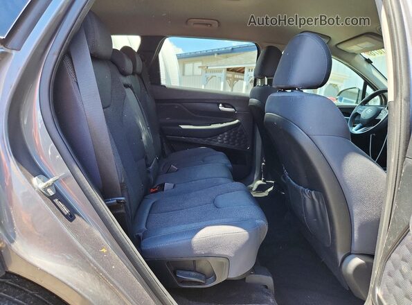 5NMS3CAD8LH175586 2020 HYUNDAI SANTA Silver უკანა სალონის ხედი
