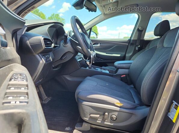 5NMS3CAD8LH175586 2020 HYUNDAI SANTA Silver წინა სალონის ხედი