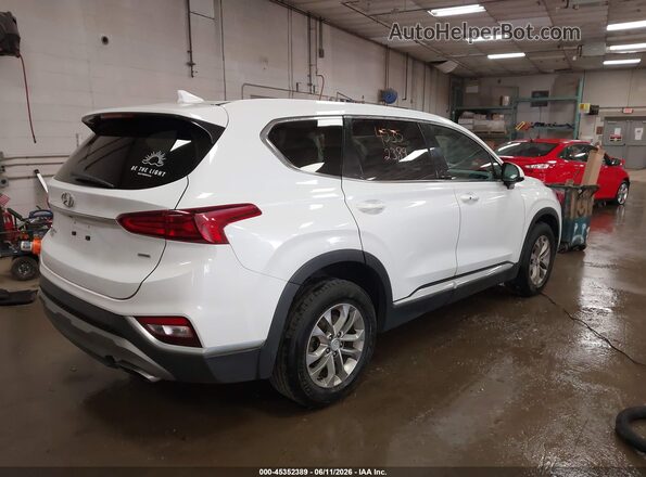 5NMS3CAD8LH225385 2020 HYUNDAI SANTA FE White Tył prawy