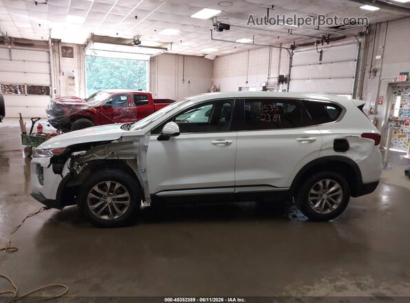 5NMS3CAD8LH225385 2020 HYUNDAI SANTA FE White Widok wnętrza 360 stopni