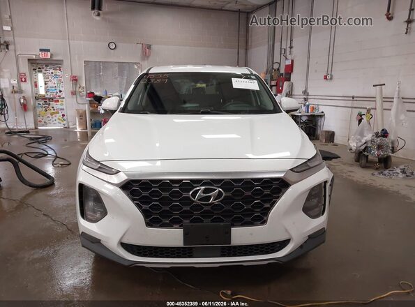 5NMS3CAD8LH225385 2020 HYUNDAI SANTA FE White Widok zestawu wskaźników