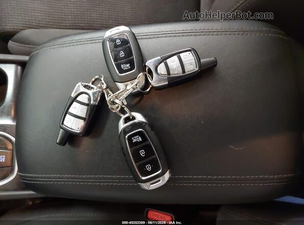 5NMS3CAD8LH225385 2020 HYUNDAI SANTA FE White Widok deski rozdzielczej