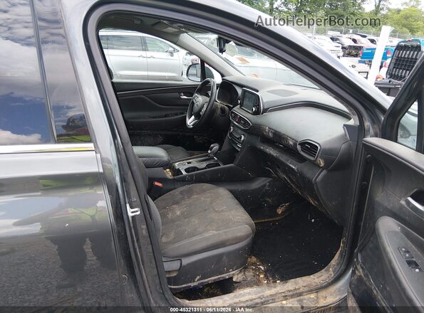 5NMS3CAD8LH238489 2020 HYUNDAI SANTA FE Pewter Вид салона спереди