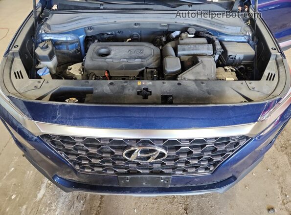 5NMS3CAD8LH262615 2020 HYUNDAI SANTA Blue ძრავის განყოფილების ხედი
