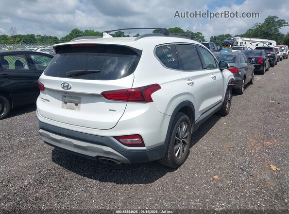 5NMS3CAD9KH028871 2019 HYUNDAI SANTA FE White Tył prawy