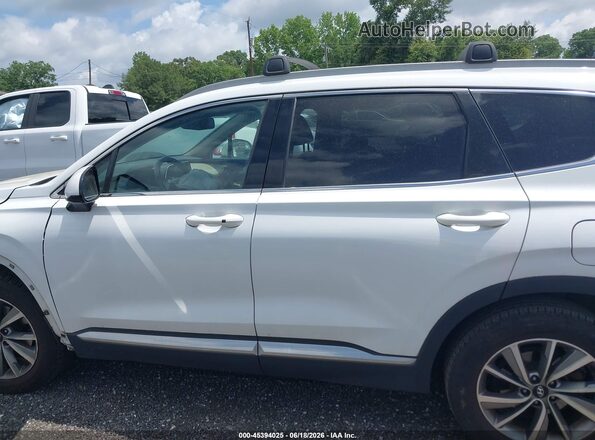5NMS3CAD9KH028871 2019 HYUNDAI SANTA FE White Widok wnętrza 360 stopni