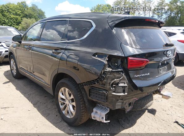 5NMS3CAD9KH032208 2019 HYUNDAI SANTA FE Black Trasero izquierdo