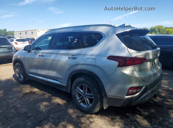 5NMS3CAD9LH176343 2020 HYUNDAI SANTA Silver Trasero izquierdo