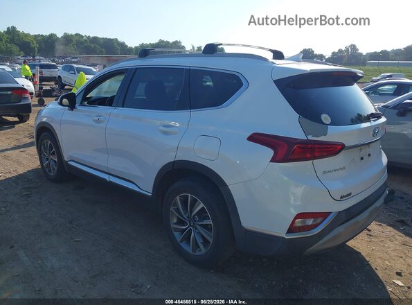 5NMS3CAD9LH177962 2020 HYUNDAI SANTA FE White Հետևի ձախ