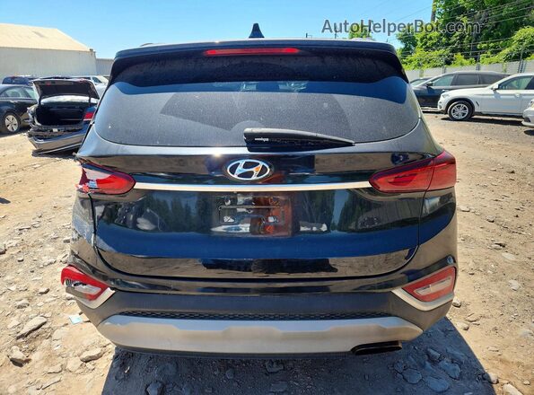 5NMS3CAD9LH204240 2020 HYUNDAI SANTA Black Widok z tyłu