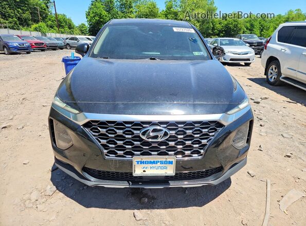 5NMS3CAD9LH204240 2020 HYUNDAI SANTA Black Widok z przodu