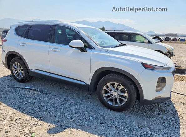 5NMS3CADXKH018107 2019 HYUNDAI SANTA White Przód prawy