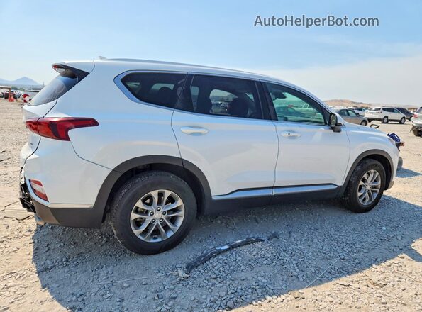 5NMS3CADXKH018107 2019 HYUNDAI SANTA White Tył prawy