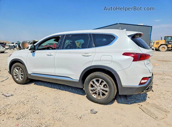 5NMS3CADXKH018107 2019 HYUNDAI SANTA White Tył lewy