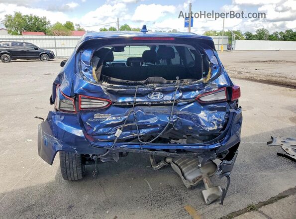 5NMS3CADXKH039264 2019 HYUNDAI SANTA Blue 