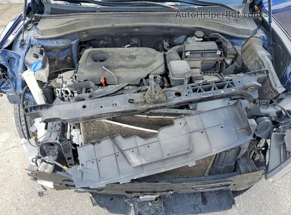 5NMS3CADXKH039264 2019 HYUNDAI SANTA Blue 