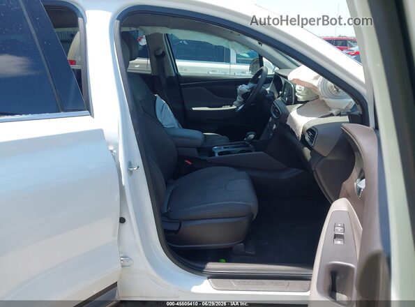 5NMS3CADXKH074953 2019 HYUNDAI SANTA FE White Front interior view