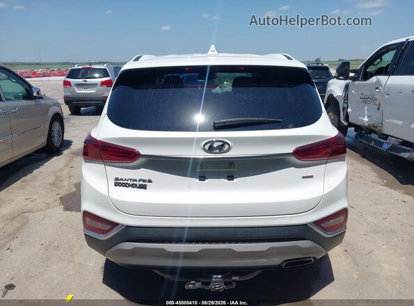 5NMS3CADXKH074953 2019 HYUNDAI SANTA FE White 