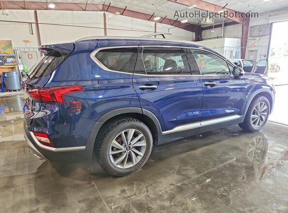 5NMS3CADXLH153699 2020 HYUNDAI SANTA Blue Tył prawy