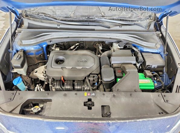 5NMS3CADXLH153699 2020 HYUNDAI SANTA Blue Widok wnętrza z tyłu