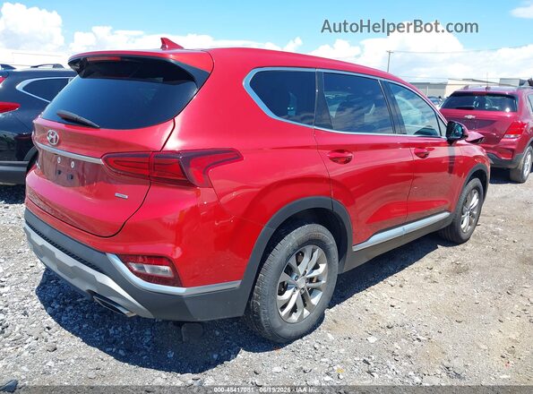 5NMS3CADXLH172625 2020 HYUNDAI SANTA FE Red Trasero derecho