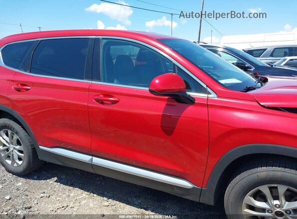 5NMS3CADXLH172625 2020 HYUNDAI SANTA FE Red Vista interior trasera