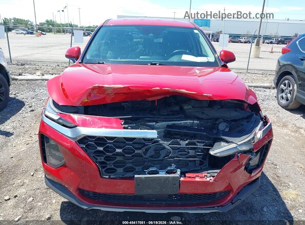 5NMS3CADXLH172625 2020 HYUNDAI SANTA FE Red Vista del cuadro de instrumentos