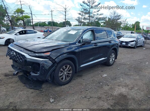 5NMS3CADXLH174813 2020 HYUNDAI SANTA FE Black Передня ліва чверть