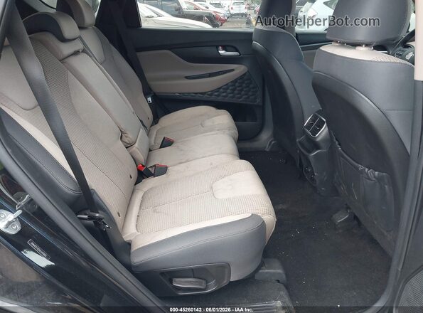 5NMS3CADXLH174813 2020 HYUNDAI SANTA FE Black Вид наклейки з VIN-кодом