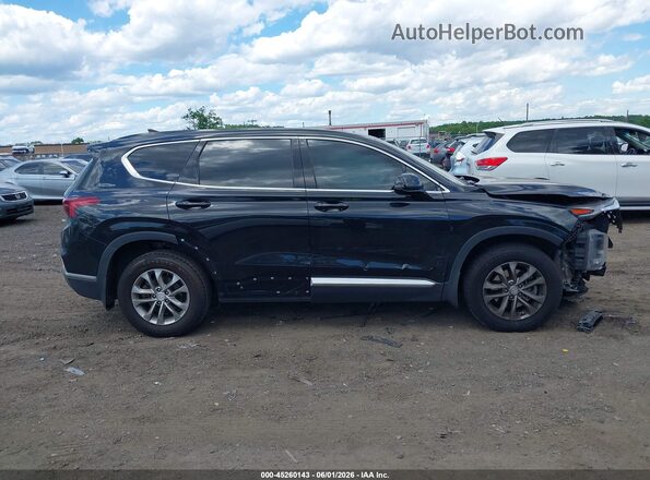 5NMS3CADXLH174813 2020 HYUNDAI SANTA FE Black Вид задньої частини салону
