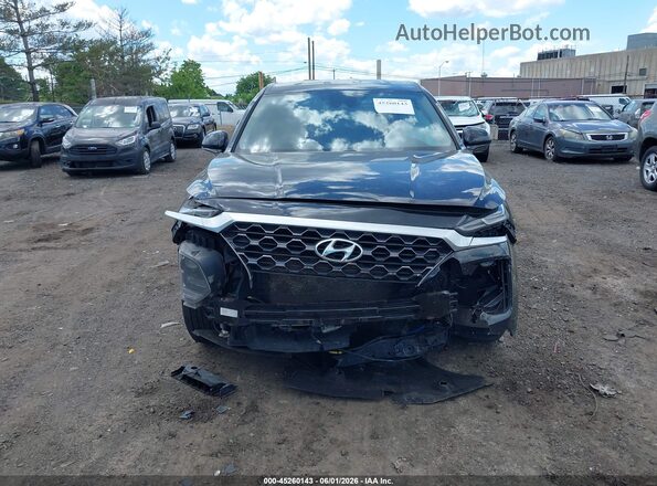 5NMS3CADXLH174813 2020 HYUNDAI SANTA FE Black Вид щитка приладів