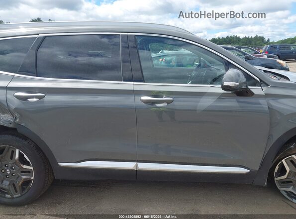 5NMS3DA11PH016068 2023 HYUNDAI SANTA FE HYBRID Gray Սալոնի հետևի տեսք